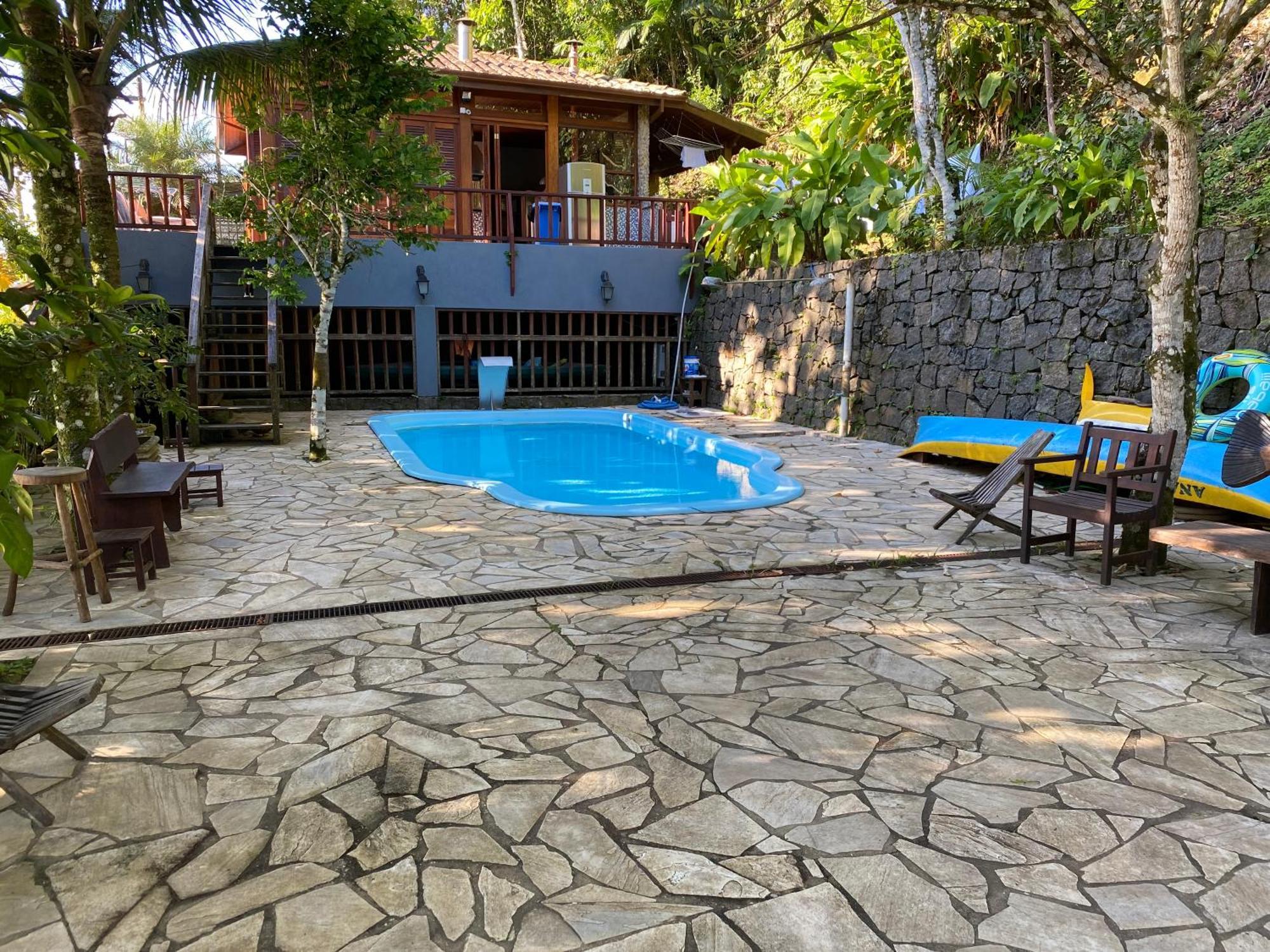 Deck Da Villa Pousada Ubatuba Dış mekan fotoğraf